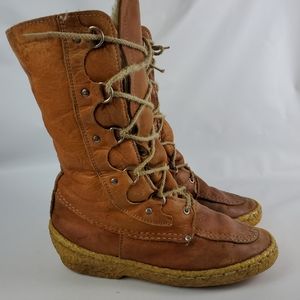 Canada Barbo vintage leather boots size 11 womens